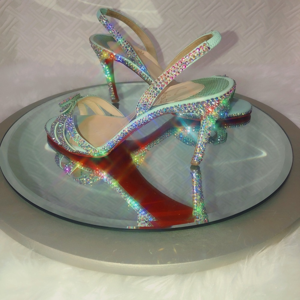 Christian Louboutin slingback mules